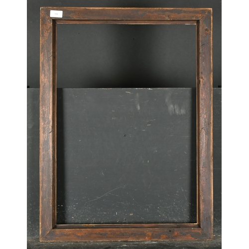 358 - 19th Century English School. A Hollow Gilt Frame, rebate 25.5