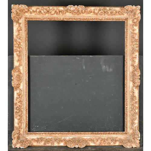 361 - 20th Century English School. A Gilt and Painted Composition Frame, with swept centres and corners, r... 