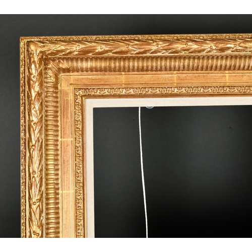 367 - 20th-21st Century English School. A Gilt Composition Frame, with a fabric slip, rebate 24