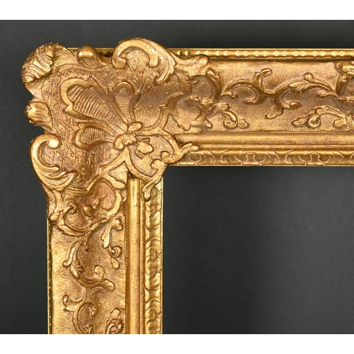 369 - 20th-21st Century English School. A Gilt Composition Frame, with swept centres and corners, rebate 2... 