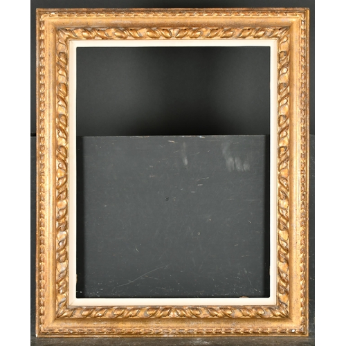 370 - 20th Century European School. A Gilt Composition Frame, with a white slip, rebate 24