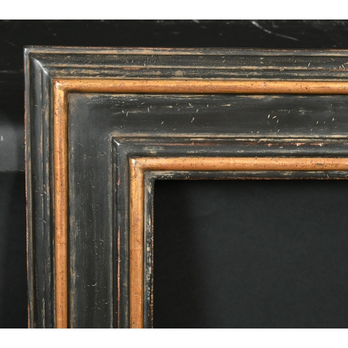 371 - 20th-21st Century English School. An Italian Style Black and Gilt Frame, rebate 24