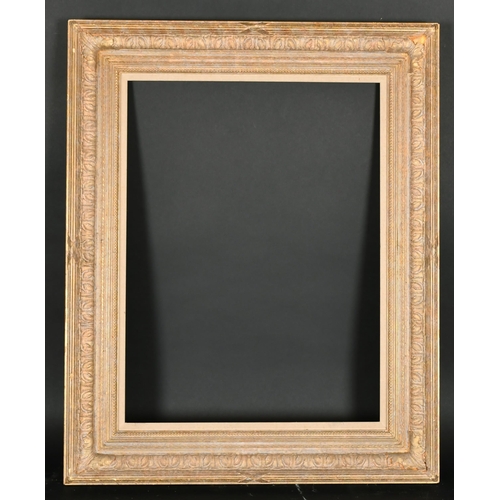 372 - 20th Century English School. A Painted Composition Frame, with a fabric slip, rebate 24