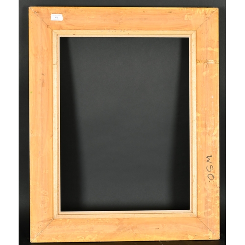 372 - 20th Century English School. A Painted Composition Frame, with a fabric slip, rebate 24