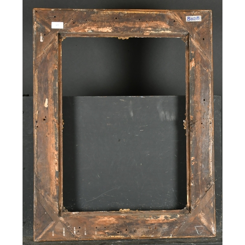 377 - 19th Century French School. A Fine Carved Giltwood Frame, with swept centres and corners, rebate 23.... 