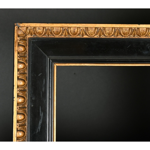 378 - 19th Century Dutch School. A Black and Gilt Frame, rebate 23.5