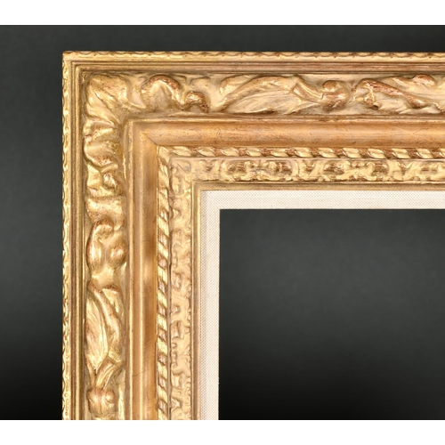 382 - 20th-21st Century English School. A Gilt Composition Frame, with a fabric slip, rebate 21.5