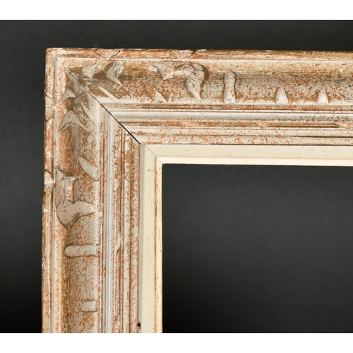 383 - 20th Century French School. A Painted Carved Wood Frame, rebate 21.5