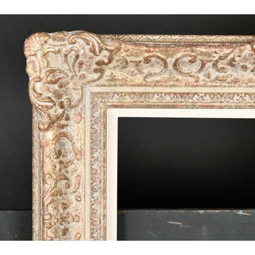 391 - 20th Century English School. A Painted Composition Frame, with swept centres and corners and a white... 