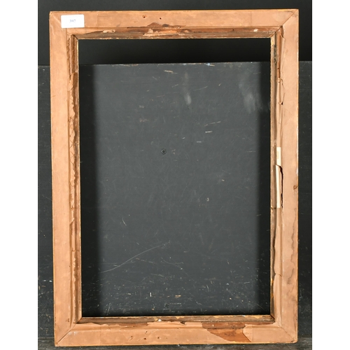 397 - 19th Century English School. A Hollow Gilt Composition Frame, rebate 19