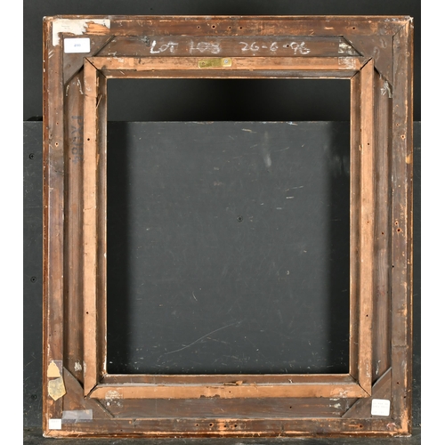 400 - 19th Century French School. A Gilt Composition Louis Style Frame, with swept centres and corners, re... 