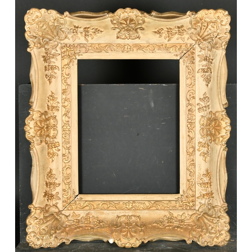 409 - 19th Century English School. A Gilt Composition Frame, with swept centres and corners, rebate 17