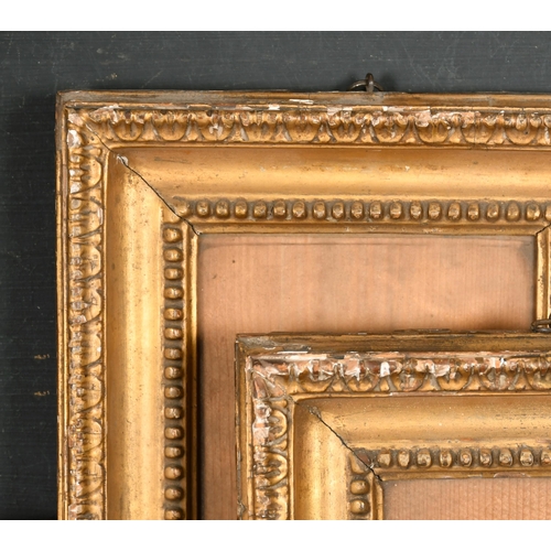 446 - Early 19th Century English School. A Pair of Carved Giltwood Frames, with inset glass, rebate 5