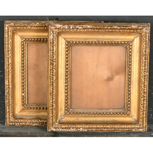 446 - Early 19th Century English School. A Pair of Carved Giltwood Frames, with inset glass, rebate 5