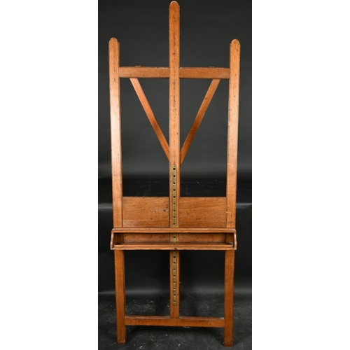 447 - A Late 19th Century Free-Standing Mahogany Artist's Easel, 80