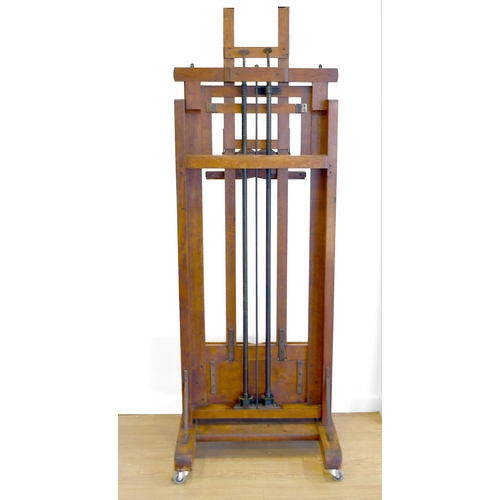 450 - A Roberson & Co. An Oak Winding Artist's Easel, 79