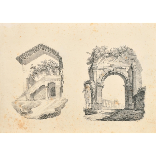 46 - Giulio Marchi (Early 19th Century) Italian. Thirty Four Drawings after Vernet, Dietrich, Robert, Lor... 