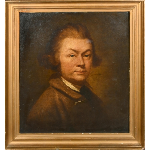 74 - Early 19th Century English School. Bust Portrait of a Man, Oil on canvas, 21