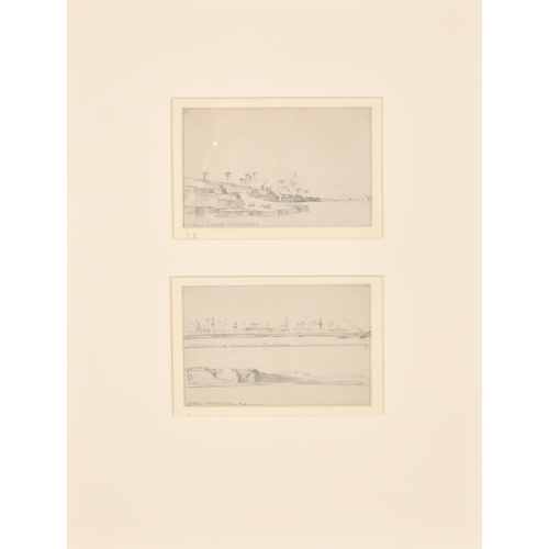 84 - Edward William Cooke (1811-1880) British. A Collection of Eighty Nine Drawings relating to Egypt, Ve... 