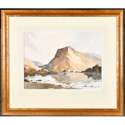 268 - Edward Wesson (1910-1983) British. A Mountainous Landscape, Watercolour, Signed, 12.75