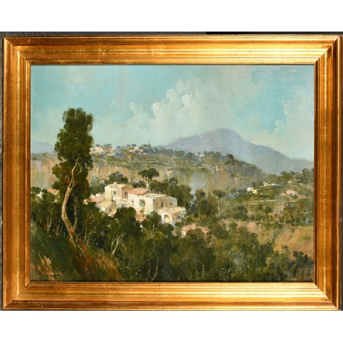 174 - Achille Befani Formis (1832-1906) Italian. A Tuscan Landscape, Oil on canvas, Signed, and inscribed ... 