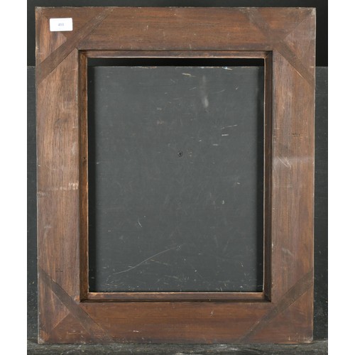 411 - 20th-21st Century English School. An Italian Style Black and Gilt Frame, rebate 16.75