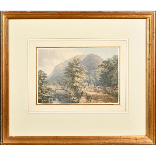 100 - Thomas Baker of Leamington (1809-1869) British. A Lake District Landscape, Watercolour, Signed and d... 