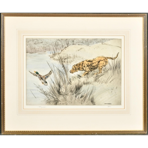 149 - Henry Wilkinson (1921-2011) British. Setters on Grouse, Etching, Signed and numbered 11/160 in penci... 