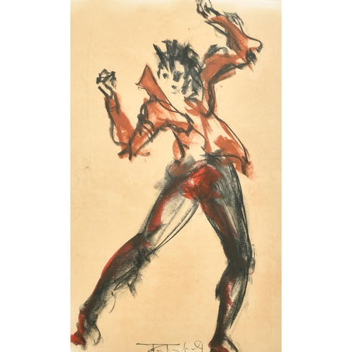 237 - Tom Merrifield (1932-2021) British. A Dancing Figure, Print, 19