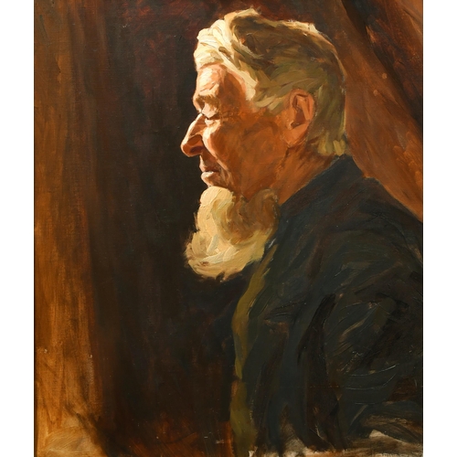 268 - Colwyn Edward Vulliamy (1886-1971) British. Bust Portrait of a Bearded Man, Oil on canvas, Signed wi... 