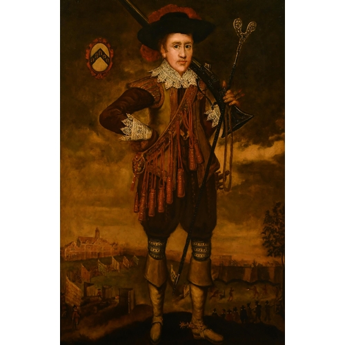 34 - 20th Century English School. Portrait of Sir Nicholas Crispe, 1st Baronet (c.1599-1666), Oil on canv... 