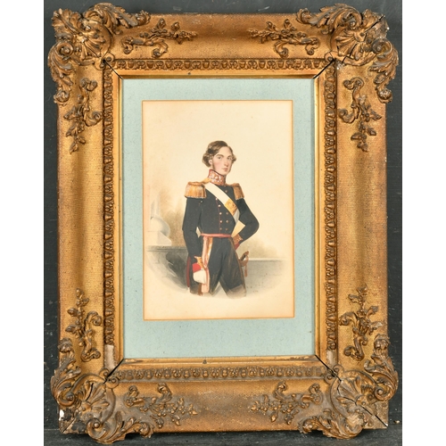 85 - 19th Century English School. Portrait of a Military Officer, Watercolour, Indistinctly signed and da... 