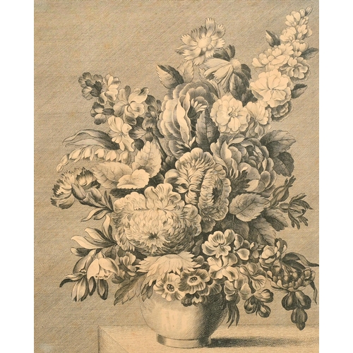 2 - After Charles Townley (1746-c.1800) British. Still Life of Flowers, Engraving after Edward Hodgson, ... 