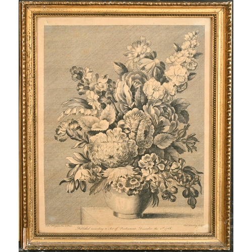 2 - After Charles Townley (1746-c.1800) British. Still Life of Flowers, Engraving after Edward Hodgson, ... 