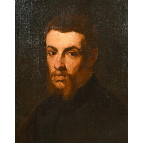 29 - Manner of Jusepe de Ribera (1591-1652) Spanish. Head of a Man, Oil on canvas, 18.25