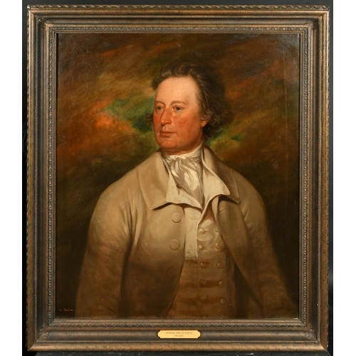 33 - Early 19th Century English School. Bust Portrait of Robert Emlyn Lofft (1783-1847), Oil on canvas, I... 