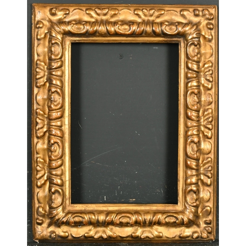 452 - Early 18th Century Italian School. A Carved Giltwood Frame, rebate 11.5