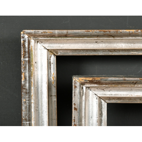 460 - 19th Century English School. A Pair of Silvered Frames, rebate 7