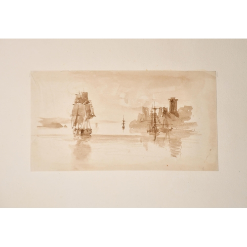 71 - Susan Harriet Holroyd (1829-1894) British. Figures by a Boat, Watercolour, Signed and dated 1865, Un... 