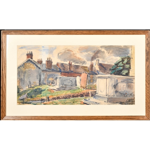 164 - George Hooper (1910-1994) British. 'Bletchingley', Watercolour on joined paper, Signed and dated 194... 