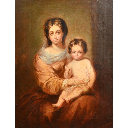 20 - After Bartolome Esteban Murillo (1617-1682) Spanish. The Virgin and Child, Oil on canvas, 18