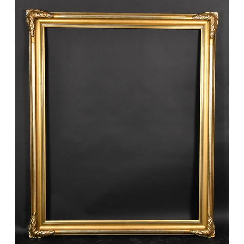 291 - Early 20th Century European School. A Gilt Composition Frame, with swept corners, rebate 50