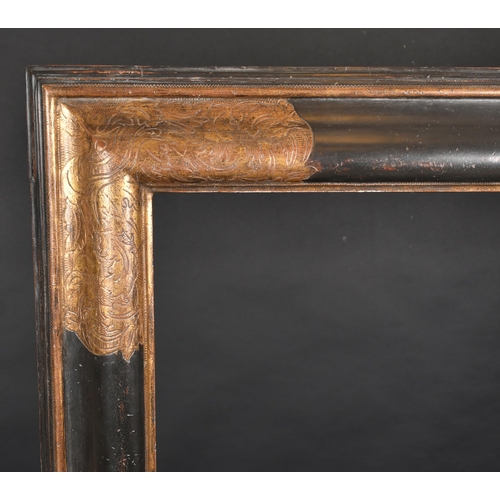 292 - 20th Century English School. A Gilt and Black Frame, rebate 50