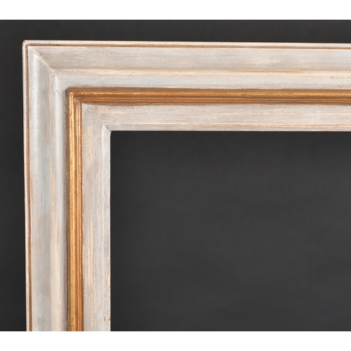 295 - 20th Century English School. A Painted Frame, with a gilt top edge, rebate 49.5