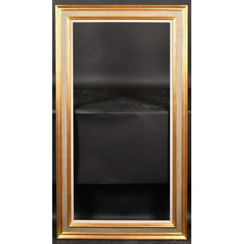 302 - 20th Century English School. A Gilt and Painted Composition Frame, with a fabric slip, rebate 48