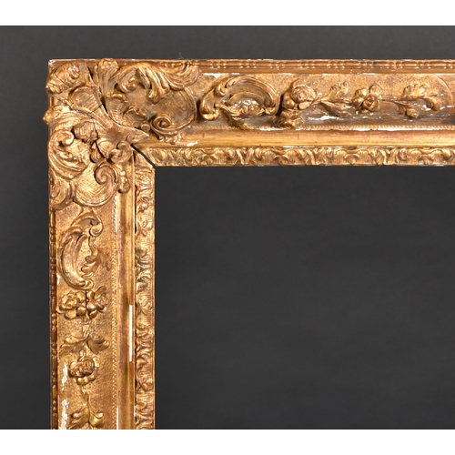 304 - Late 19th Century European School. A Gilt Composition Frame, with swept corners, rebate 45