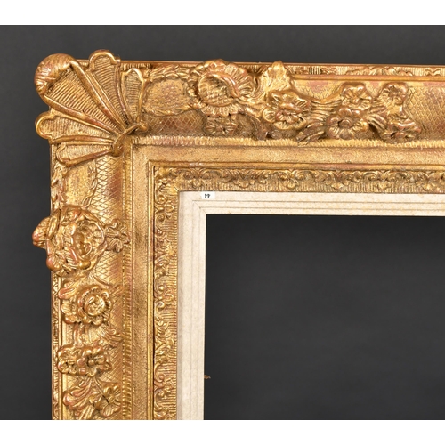 306 - 20th Century English School. A Gilt Composition Frame, with swept corners and a white painted slip, ... 