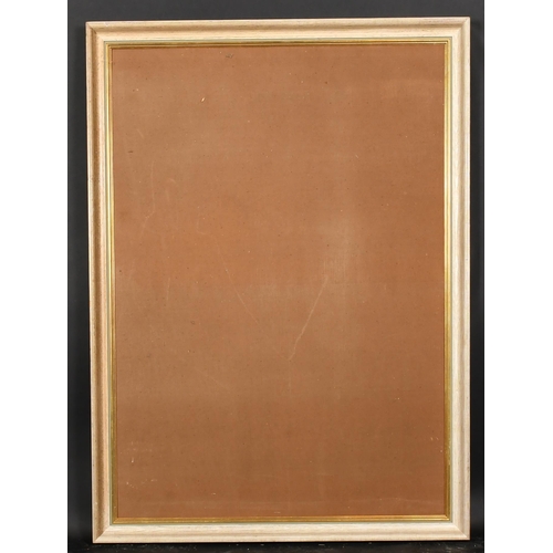 310 - 20th Century English School. A Painted Composition Frame, with a gilt inner edge, rebate 41.5