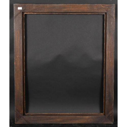 313 - 20th Century English School. An Italian Style Carved Giltwood and Black Frame, rebate 39.5