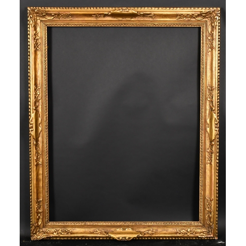 321 - Early 19th Century English School. A Gilt Composition Frame, with swept centres and corners, rebate ... 